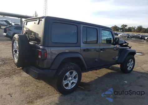 2020 Jeep Wrangler Unlimited Sport из США, поврежденный, VIN 1C4HJXDG4LW260905